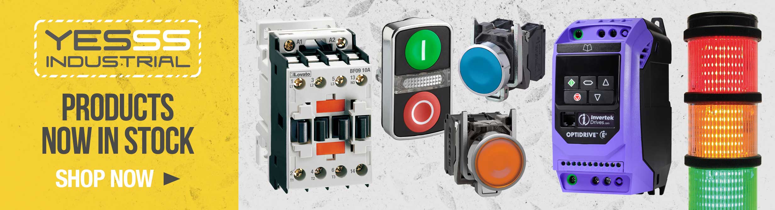 YESSS Industrial - Control and Switchgear Products Now In Stock